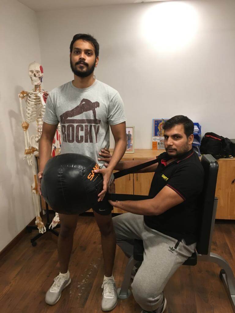 Hip joint rehabilitation therapy by gnanavel in Gravity holistic fitness studio